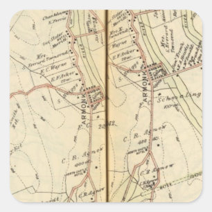 North Castle, New York 2 Vierkante Sticker