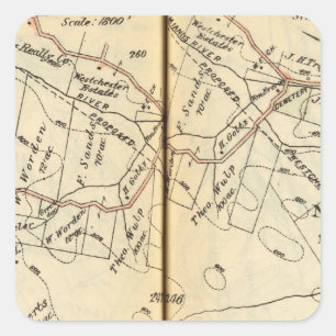 North Castle, New York 2 Vierkante Sticker