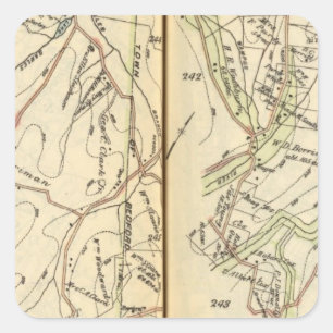 North Castle, New York Vierkante Sticker