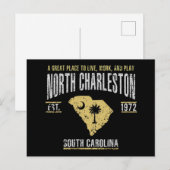 North Charleston Briefkaart (Voorkant / Achterkant)