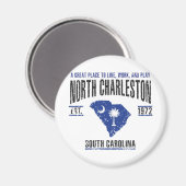 North Charleston Magneet (Voorkant / Achterkant)
