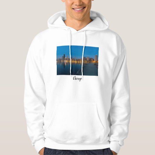 North Chicago Cityscape Hoodie (Voorkant)