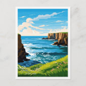 North Coast 500 Schotland reisillustratie Briefkaart (Voorkant)