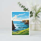 North Coast 500 Schotland reisillustratie Briefkaart (Staand voorkant)