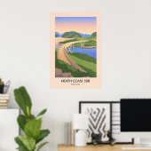 North Coast 500 Schotland Reisposter Poster (Thuiskantoor)