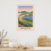 North Coast 500 Schotland Reisposter Poster (Keuken)