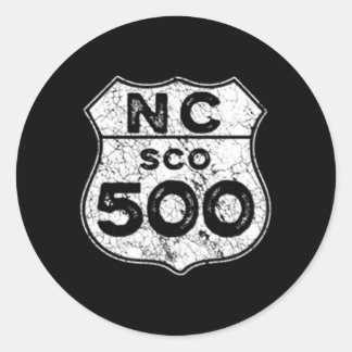 North Coast 500 Schotse kust Rij Pocket Ronde Sticker