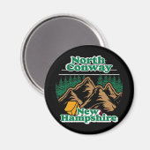  North Conway New Hampshire Magneet (Voorkant / Achterkant)