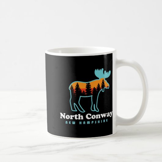 North Conway New Hampshire Moose Mountains Koffiemok (Rechts)