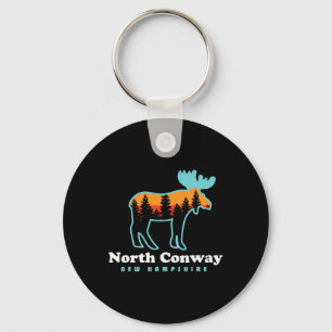 North Conway New Hampshire Moose Mountains Sleutelhanger