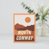North Conway, New Hampshire Mountains Briefkaart (Staand voorkant)