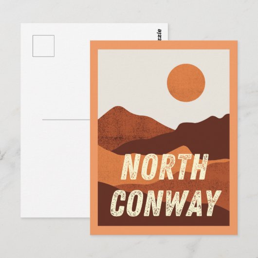North Conway, New Hampshire Mountains Briefkaart (Voorkant / Achterkant)