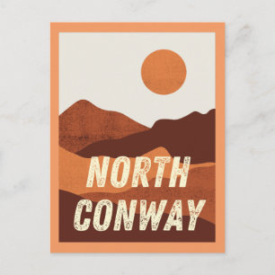 North Conway, New Hampshire Mountains Briefkaart