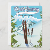 North Conway New Hampshire, naar ski (Voorkant)