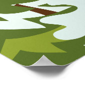 North Conway New Hampshire, naar ski Poster (Hoek)