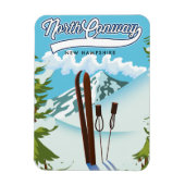 North Conway New Hampshire, om te skiën Magneet (Verticaal)