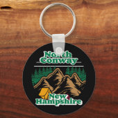  North Conway New Hampshire Sleutelhanger (Voorkant)