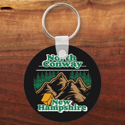 North Conway New Hampshire Sleutelhanger (Voorkant)