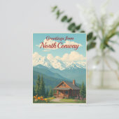 North Conway, New Hampshire – White Mountains Briefkaart (Staand voorkant)