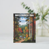 North Country Trail wandeltocht Briefkaart (Staand voorkant)
