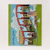 North Dakota 16x20 Postcard Puzzel (Verticaal)