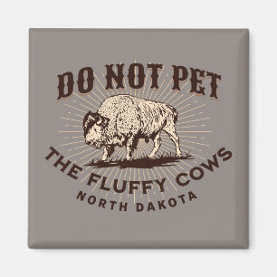 North Dakota: Aai de Fluffy Koeien Niet aan Bizons Magneet