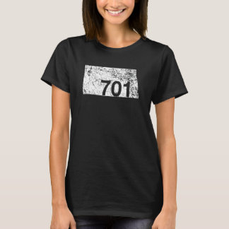 North Dakota Area Code 701 Hometown Souvenir Gift T-shirt