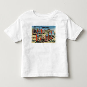 North Dakota - Badlands - Grote letterscènes Kinder Shirts