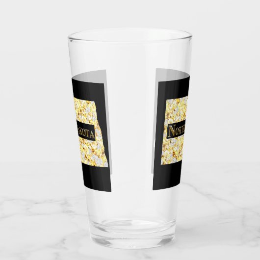 NORTH DAKOTA BIERGLAS GLAS (Rechts)