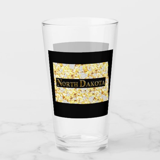 NORTH DAKOTA BIERGLAS GLAS (Voorkant)