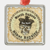 North Dakota Biker  Metalen Ornament (Voorkant)