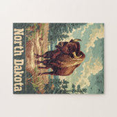 North Dakota Bison Legpuzzel (Horizontaal)