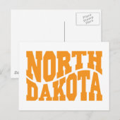 North Dakota Briefkaart (Voorkant / Achterkant)