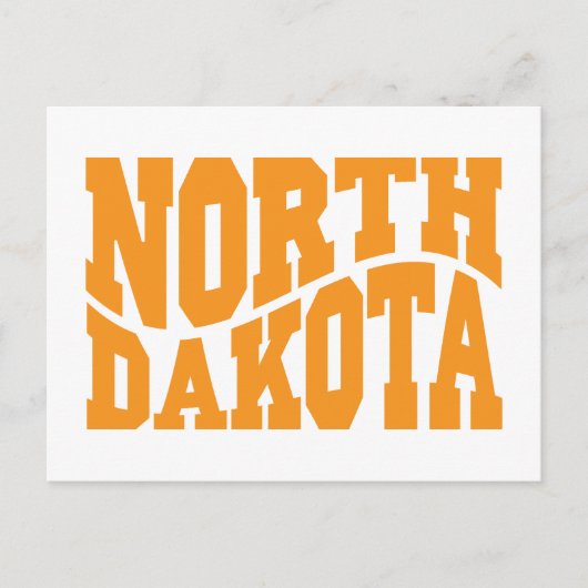 North Dakota Briefkaart (Voorkant)