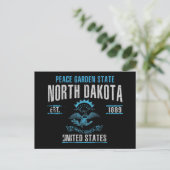 North Dakota Briefkaart (Staand voorkant)