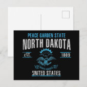 North Dakota Briefkaart (Voorkant / Achterkant)