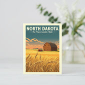  North Dakota Briefkaart (Staand voorkant)