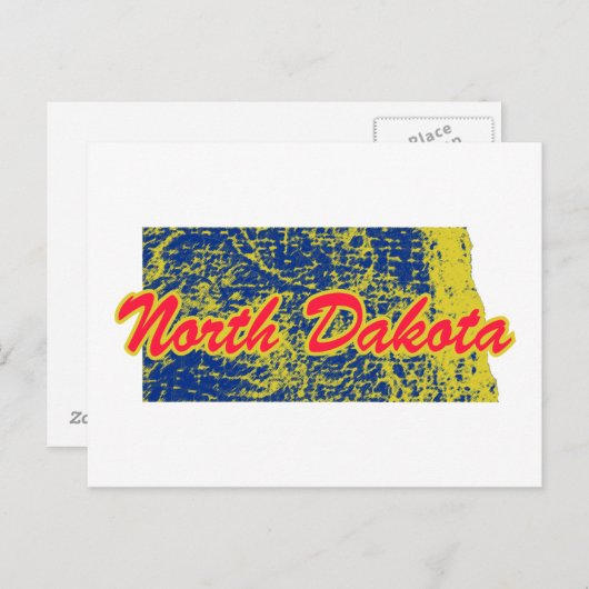 North Dakota Briefkaart (Voorkant / Achterkant)