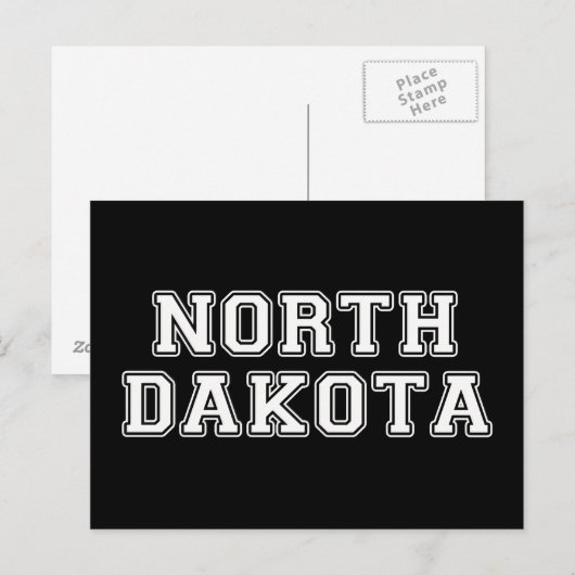 North Dakota Briefkaart (Voorkant / Achterkant)