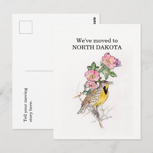 North Dakota Briefkaart (Voorkant / Achterkant)