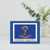North Dakota Briefkaart (Staand voorkant)