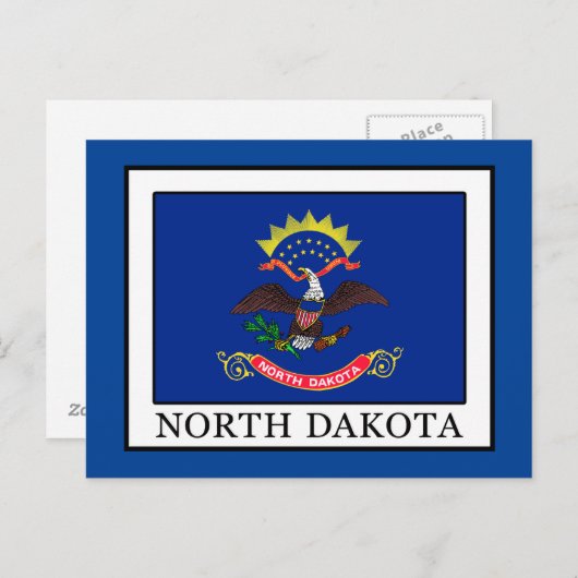North Dakota Briefkaart (Voorkant / Achterkant)