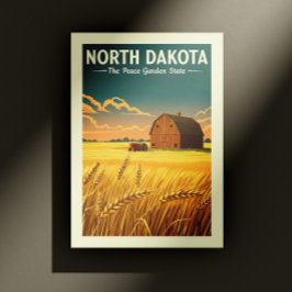 North Dakota Briefkaart