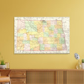 North Dakota Canvas Afdruk (Insitu (Woonkamer))