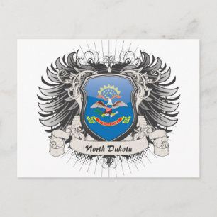 North Dakota Crest Briefkaart