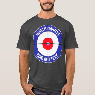 North Dakota Curling Team Sweep Rock ND State T-shirt