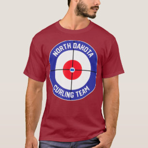 North Dakota Curling Team Sweep Rock ND State T-shirt