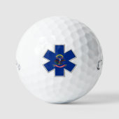 North Dakota EMS Levensster Golfballen (Voorkant)
