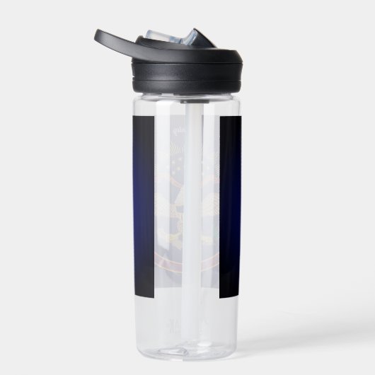 North Dakota Flag Waterfles (Rechts)