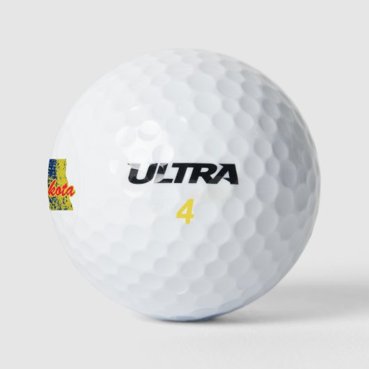 North Dakota Golfballen (Logo)